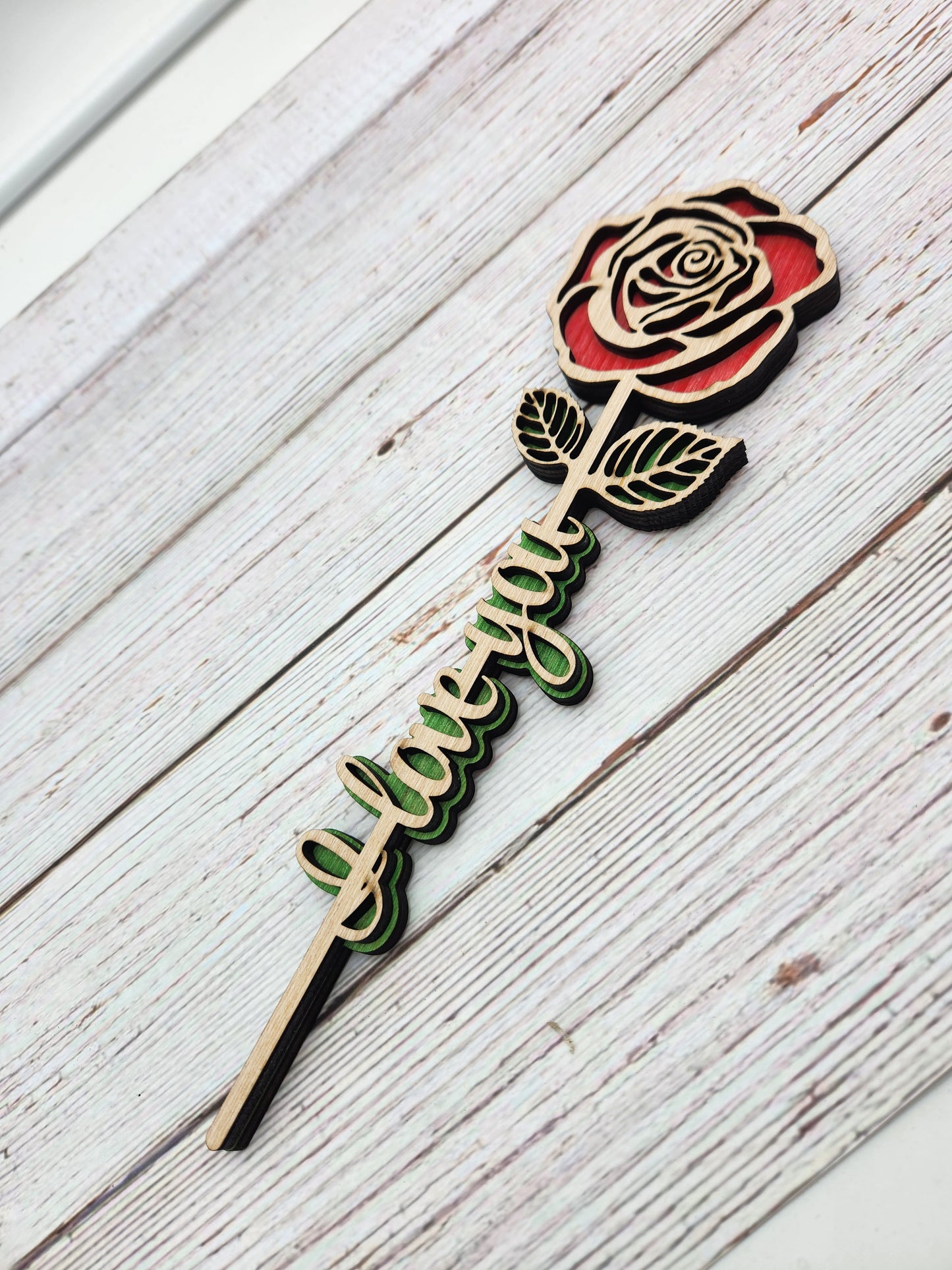 Wooden Rose