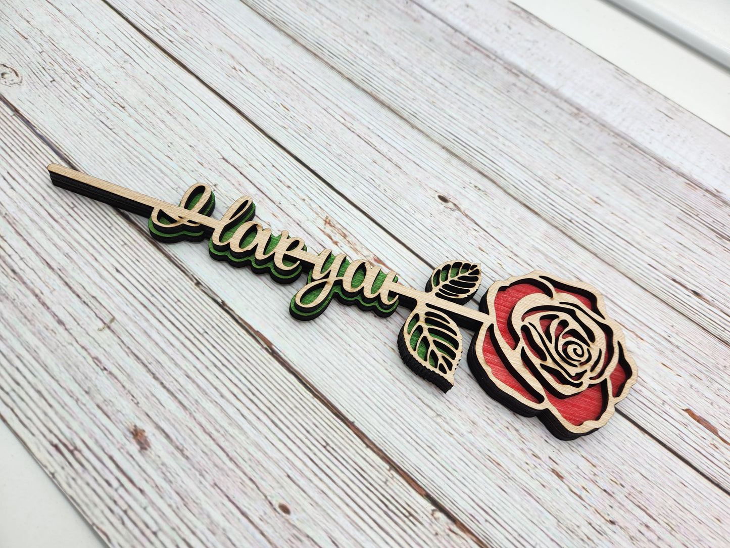 Wooden Rose
