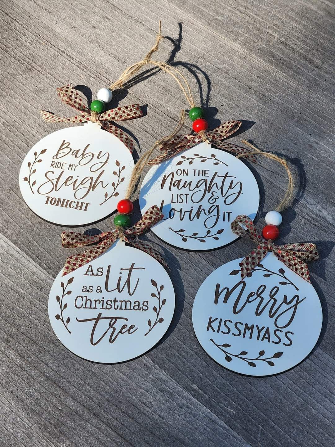 Adult humor ornament