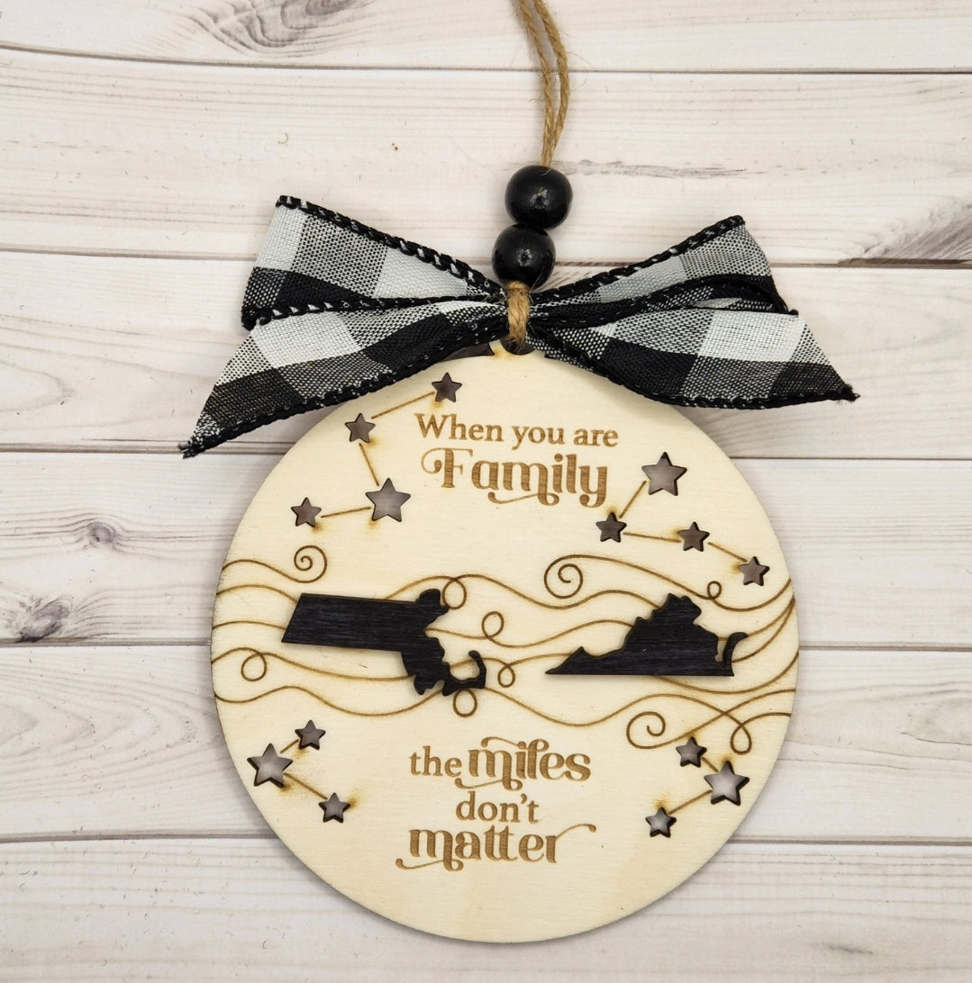 Family State Ornament