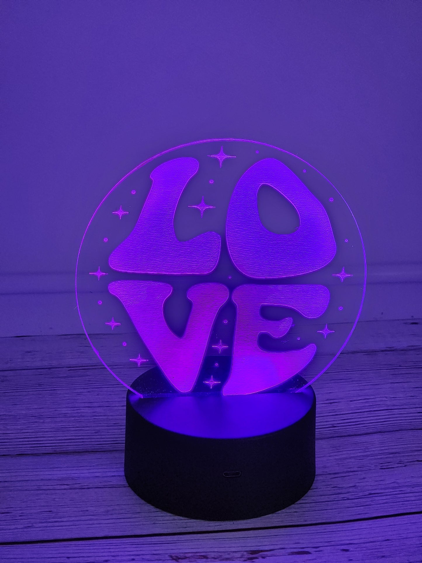 Radiant Love LED Accent Lamp