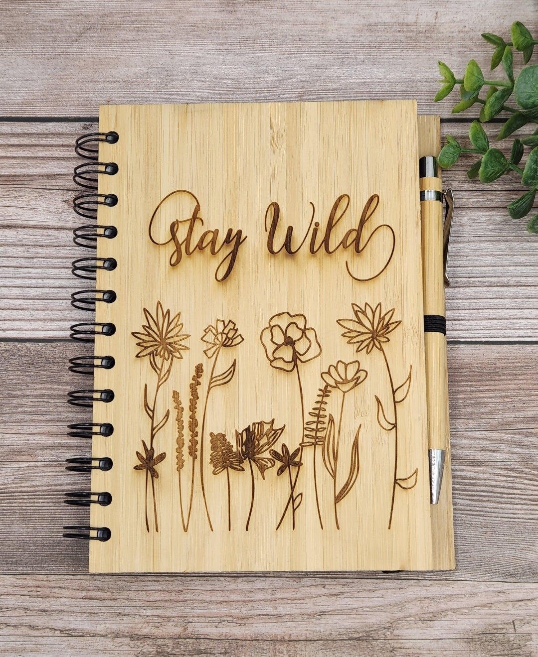Wooden Notebook