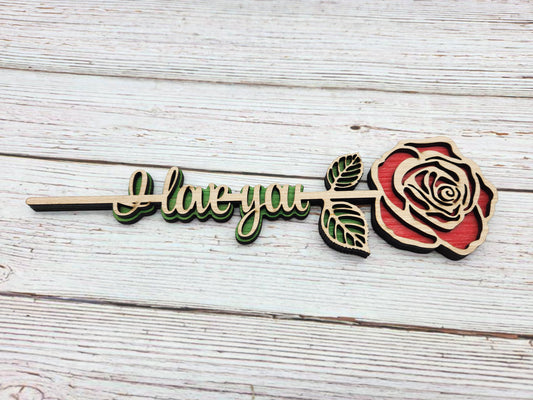 Wooden Rose