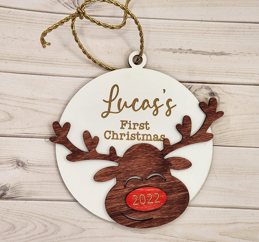 First Reindeer Ornament