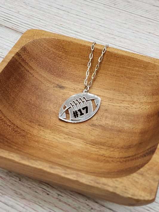Abington Youth Football Personalized Football Necklace