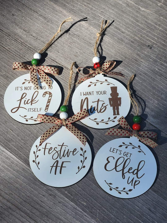 Adult humor ornament