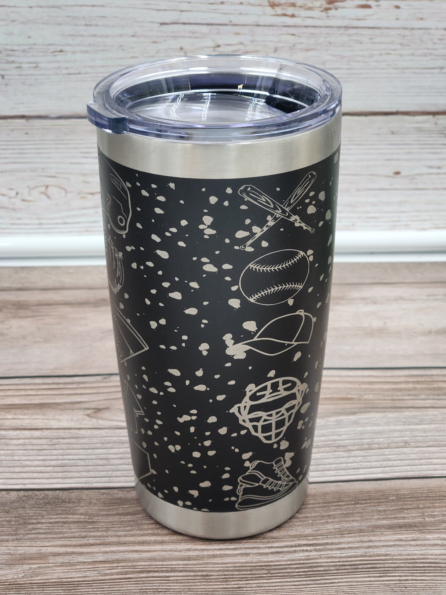 Baseball Full Wrap Tumbler