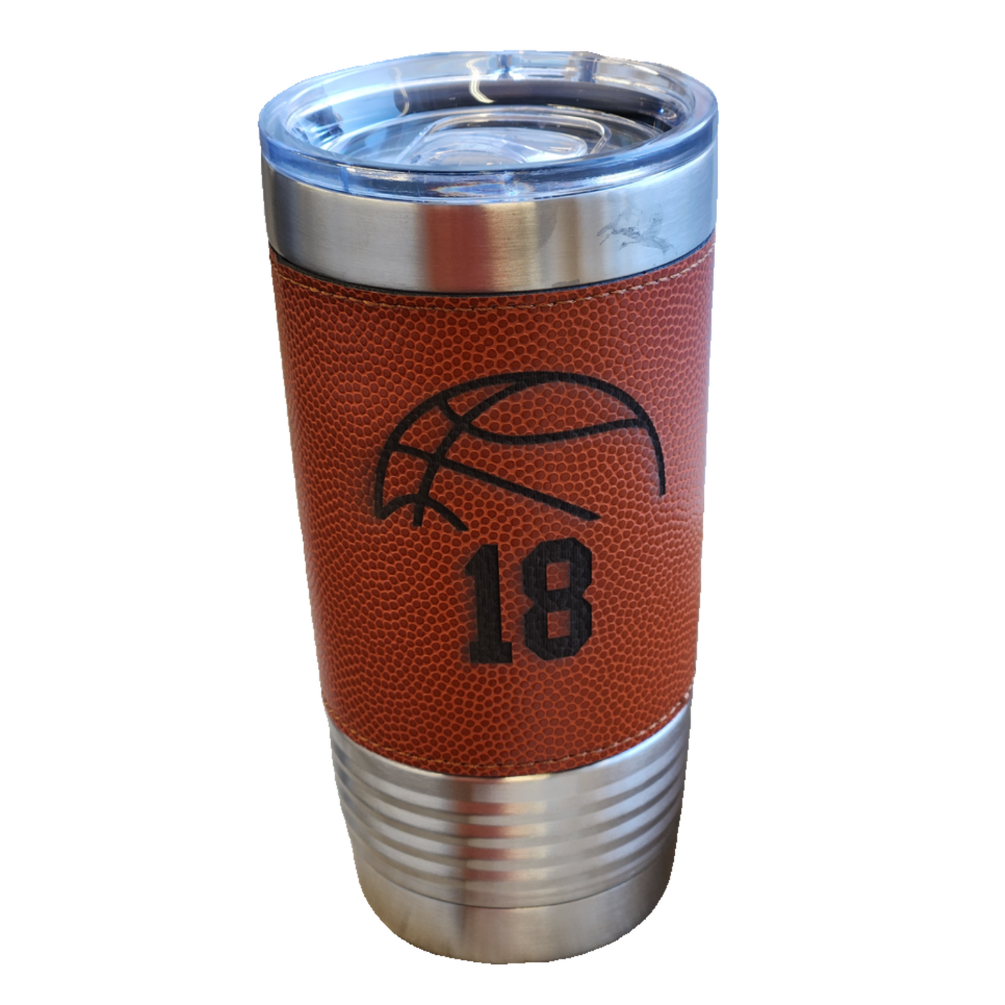 20 OZ BASKETBALL TEXTURED TUMBLER