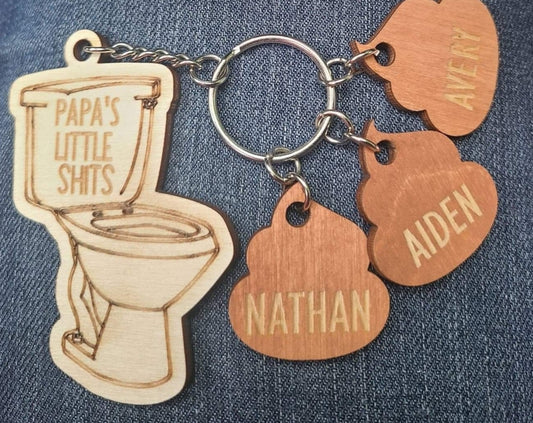 Toilet Keychain