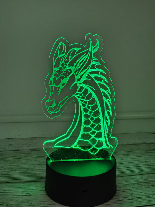 Mystical Dragon LED Lamp