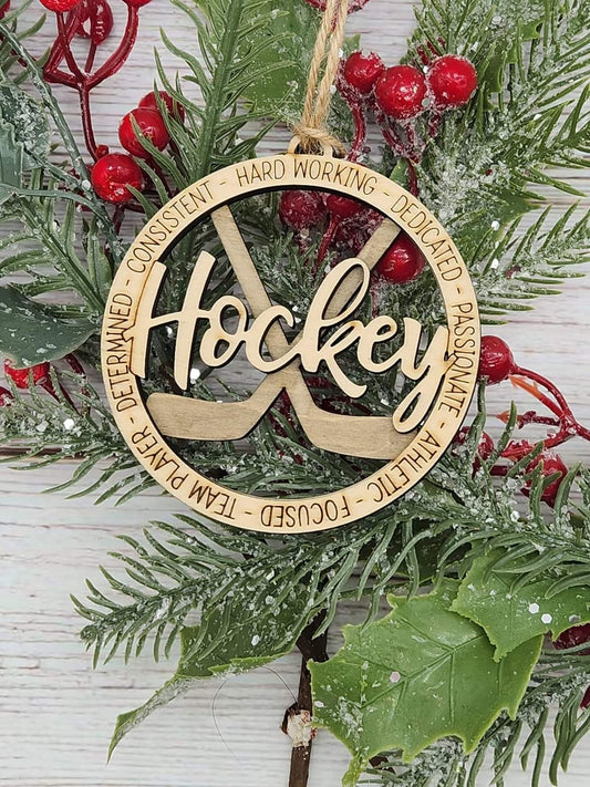 Hockey Ornament