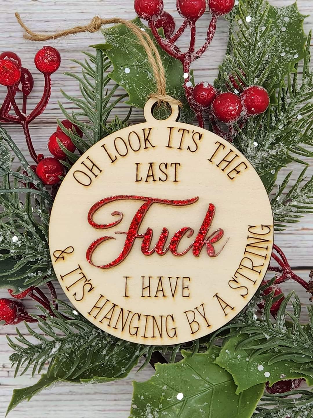 Last F*ck Ornament