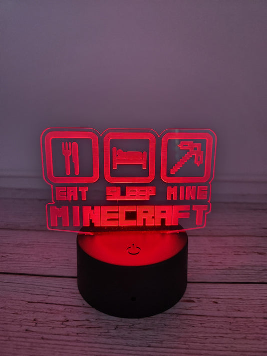 Mine Nightlight LED Display Lamp