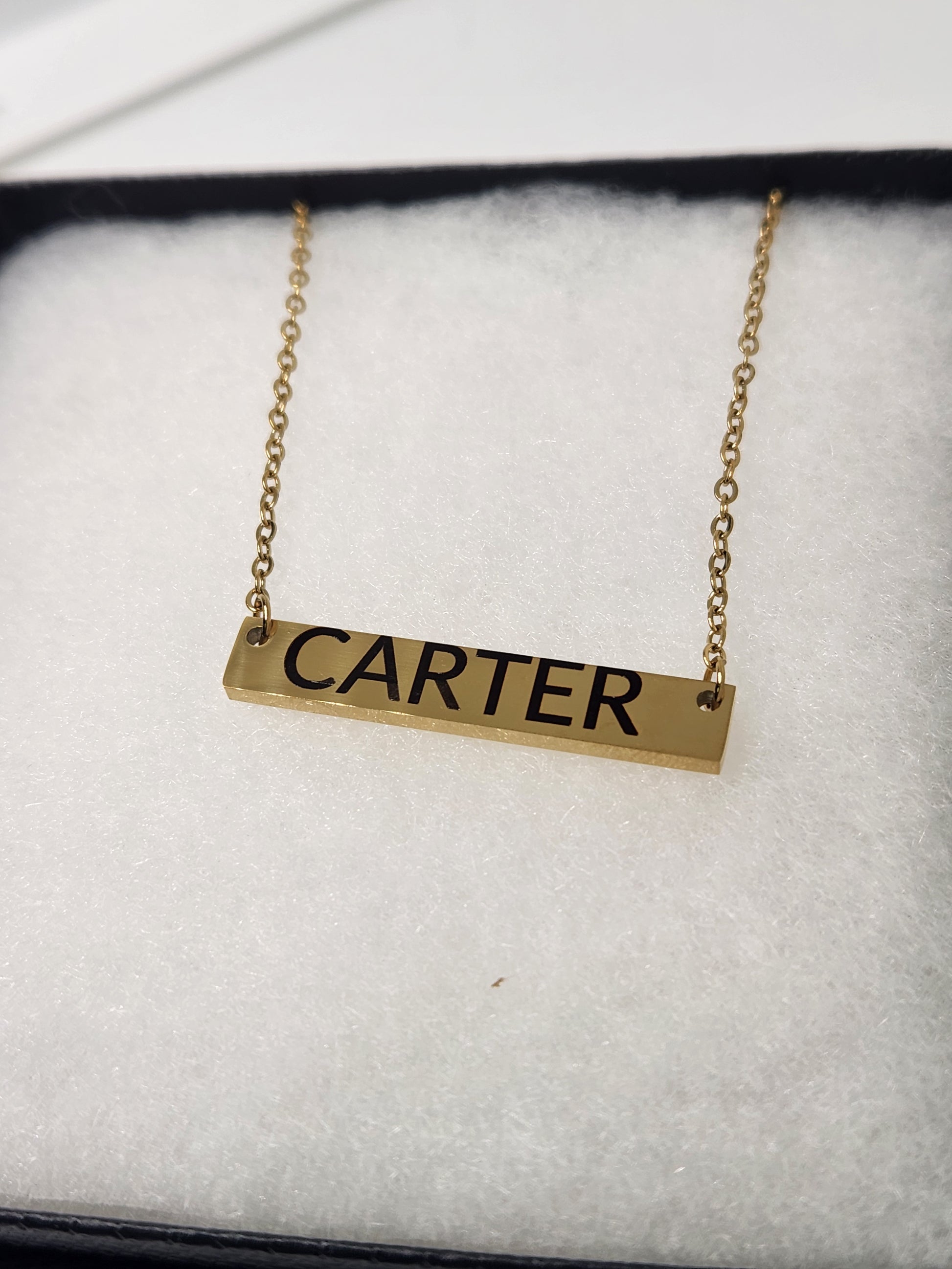 custom name necklace, bar necklace personalized, minimalist gold necklace, engraved name jewelry, custom jewelry gift, dainty name necklace, personalized bar necklace, custom word necklace, everyday jewelry, gift for her