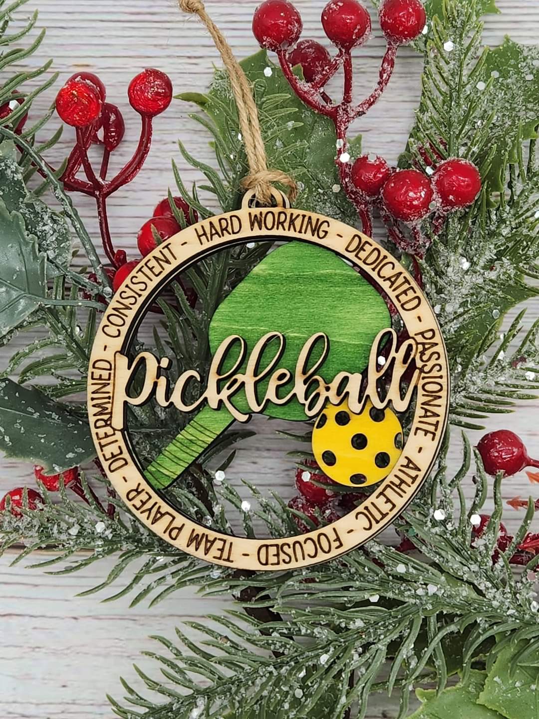 Pickleball Ornament