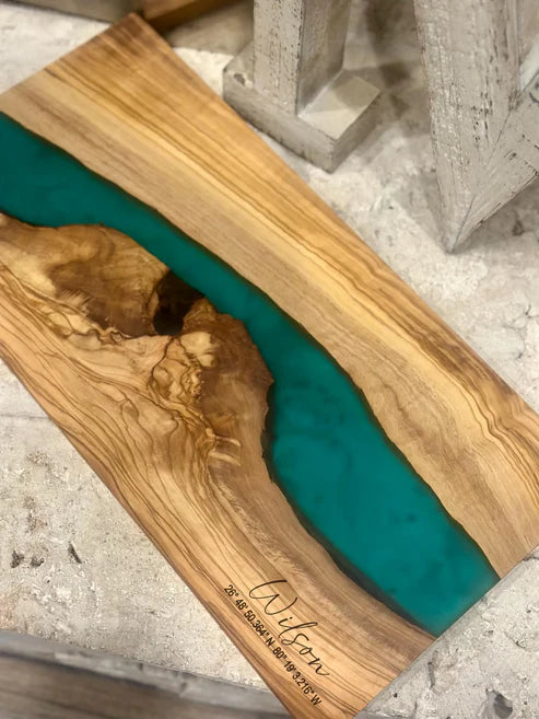 Luxury Custom Resin Charcuterie Board | Premium Corporate & Client Gifts