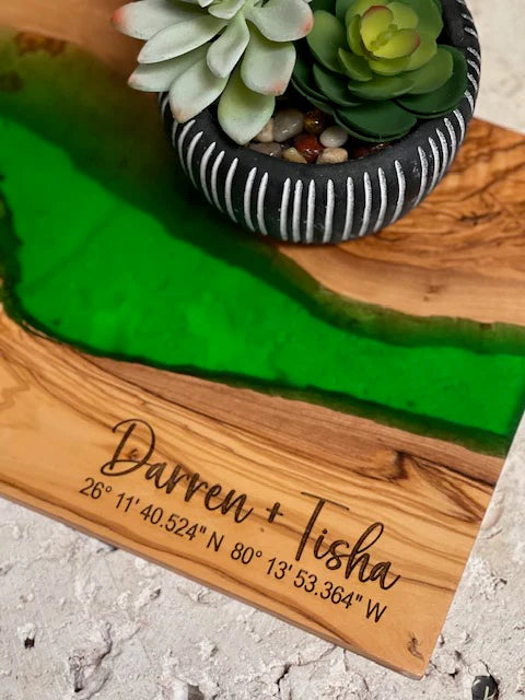 Luxury Custom Resin Charcuterie Board | Premium Corporate & Client Gifts