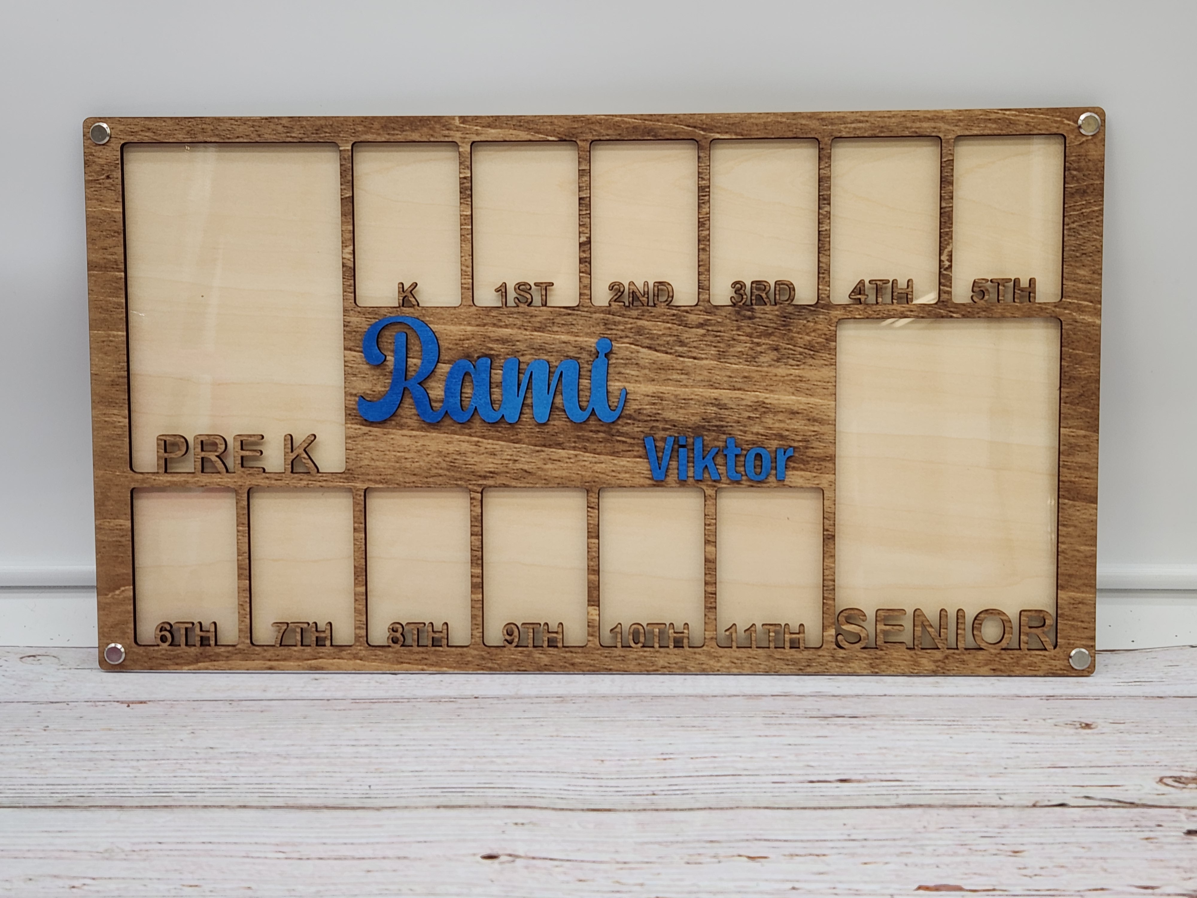 Personalized School Years Photo Frame – Graduation Keepsake Picture Bo ...