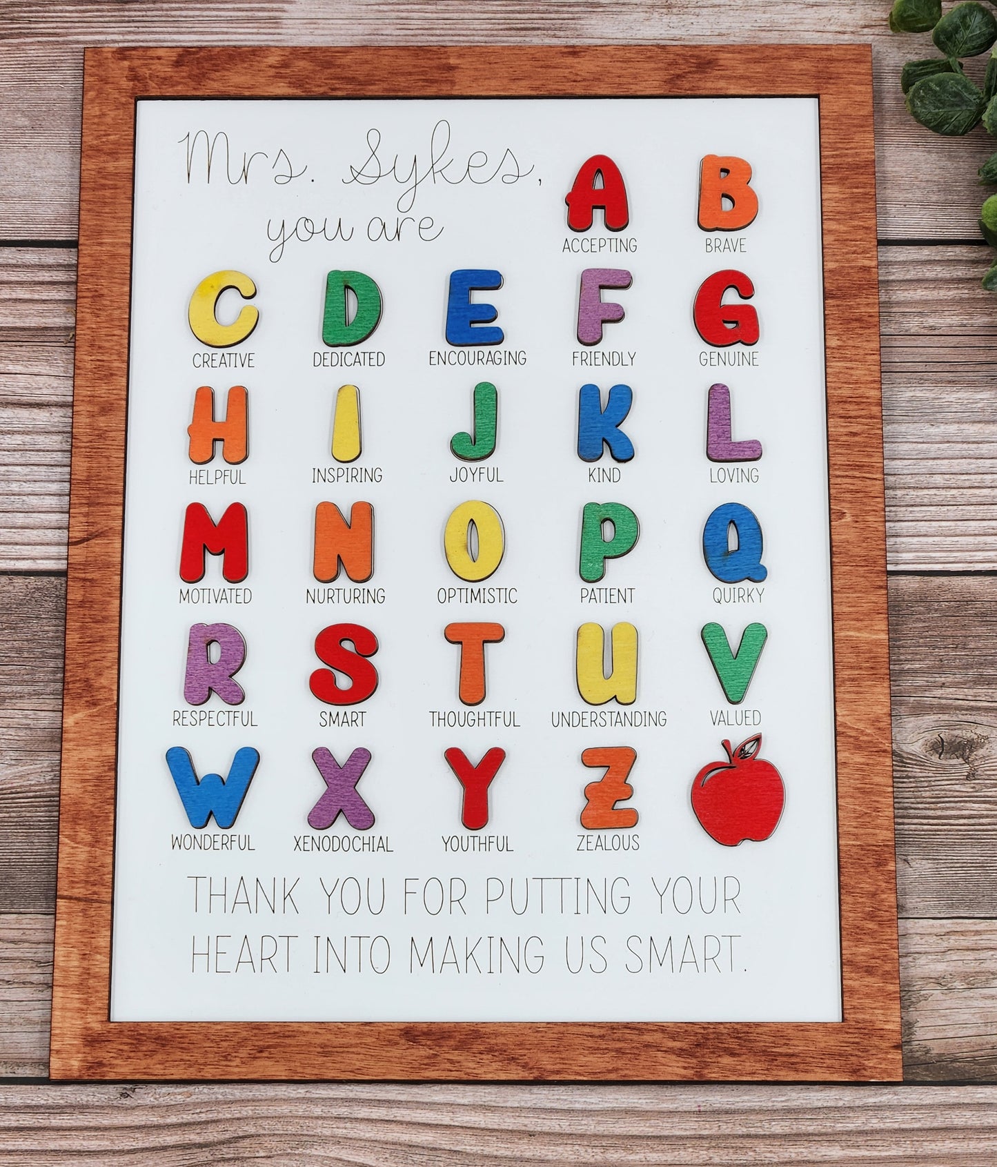 Teacher Alphabet Sign