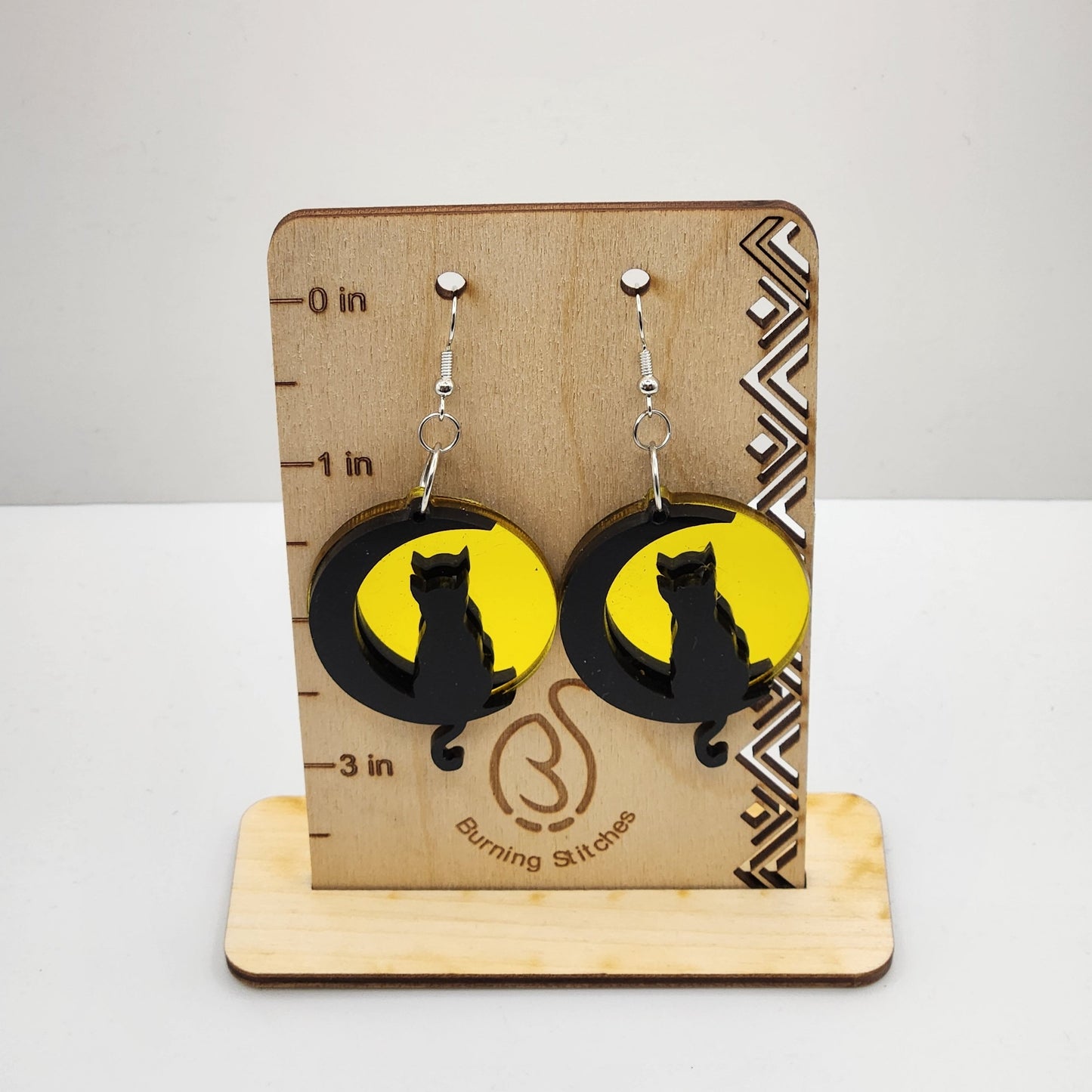 Moon & Cat Earrings