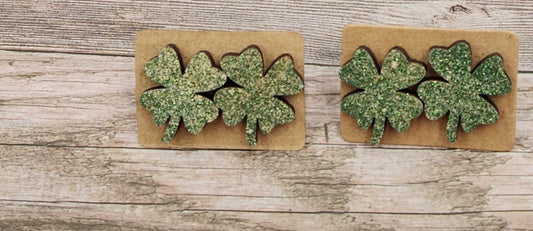 Shamrock studs