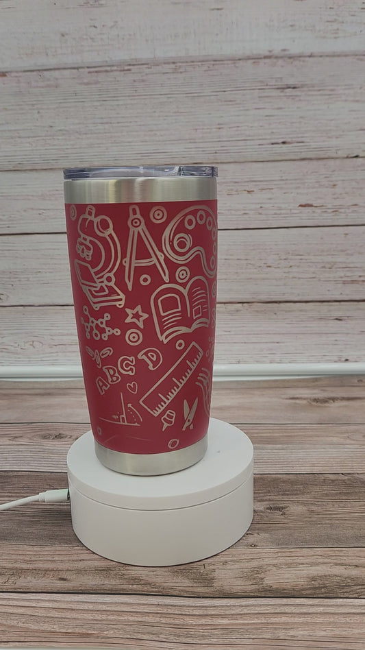 Teacher Full Wrap Tumbler